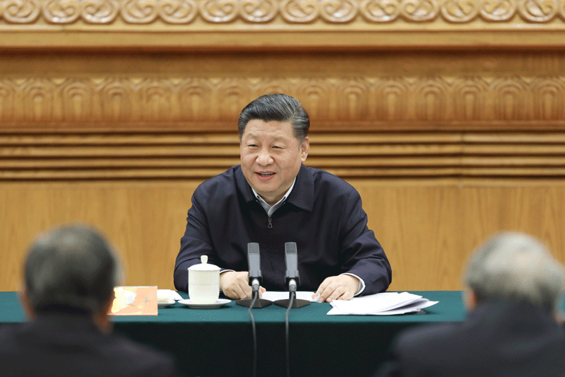 2019年3月18日,习近平总书记在北京主持召开学校思想政治理论课教师座谈会并发表重要讲话。